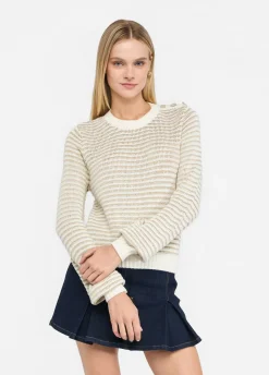 Maglia a righe lurex®