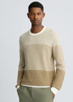 Maglia color-block in lana