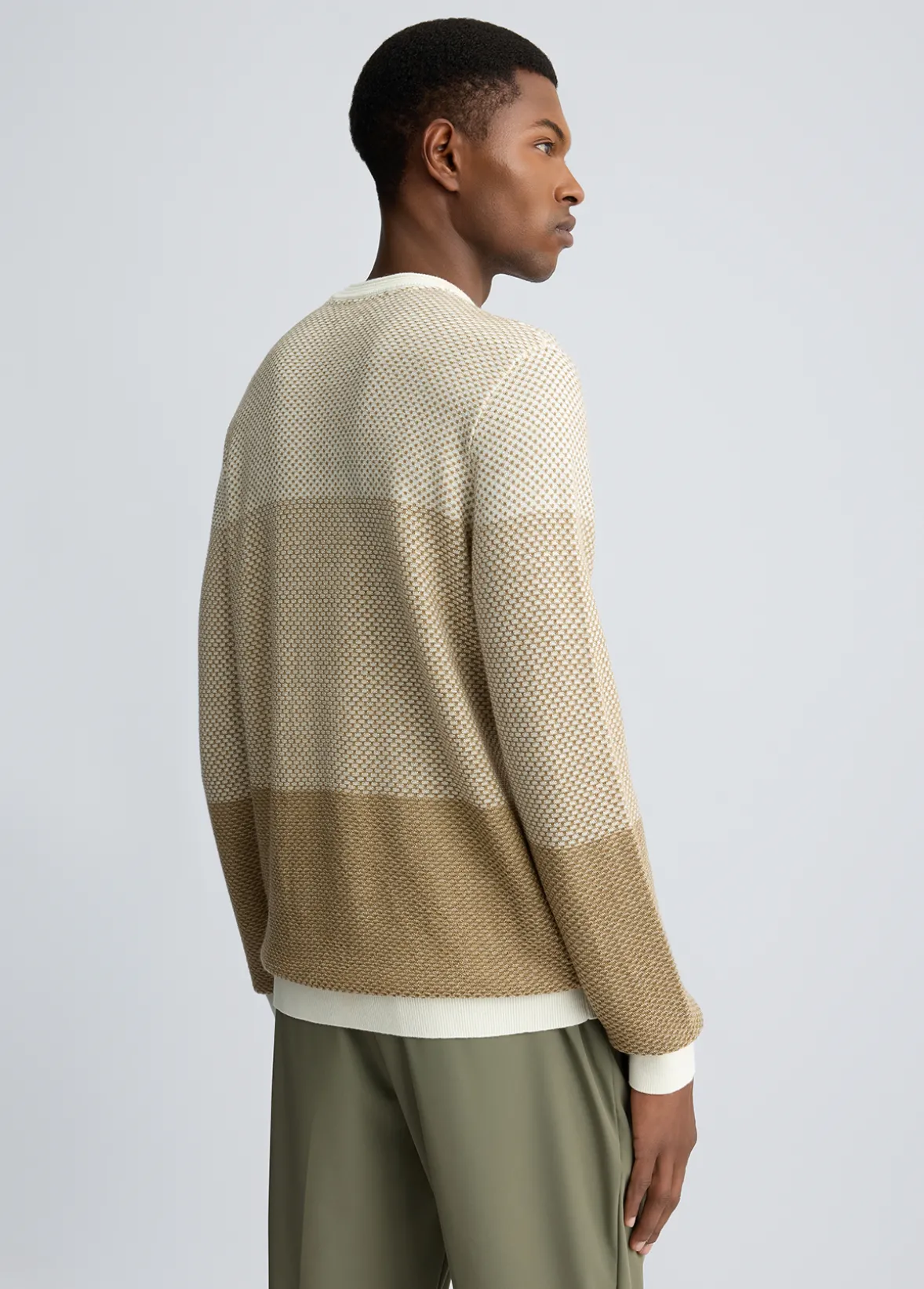 Maglia color-block in lana