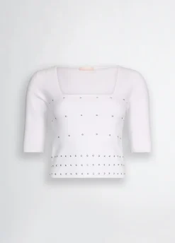 Maglia con borchie