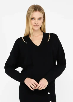 Maglia con castoni gioiello