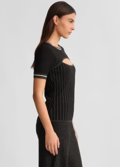 Maglia con cut-out