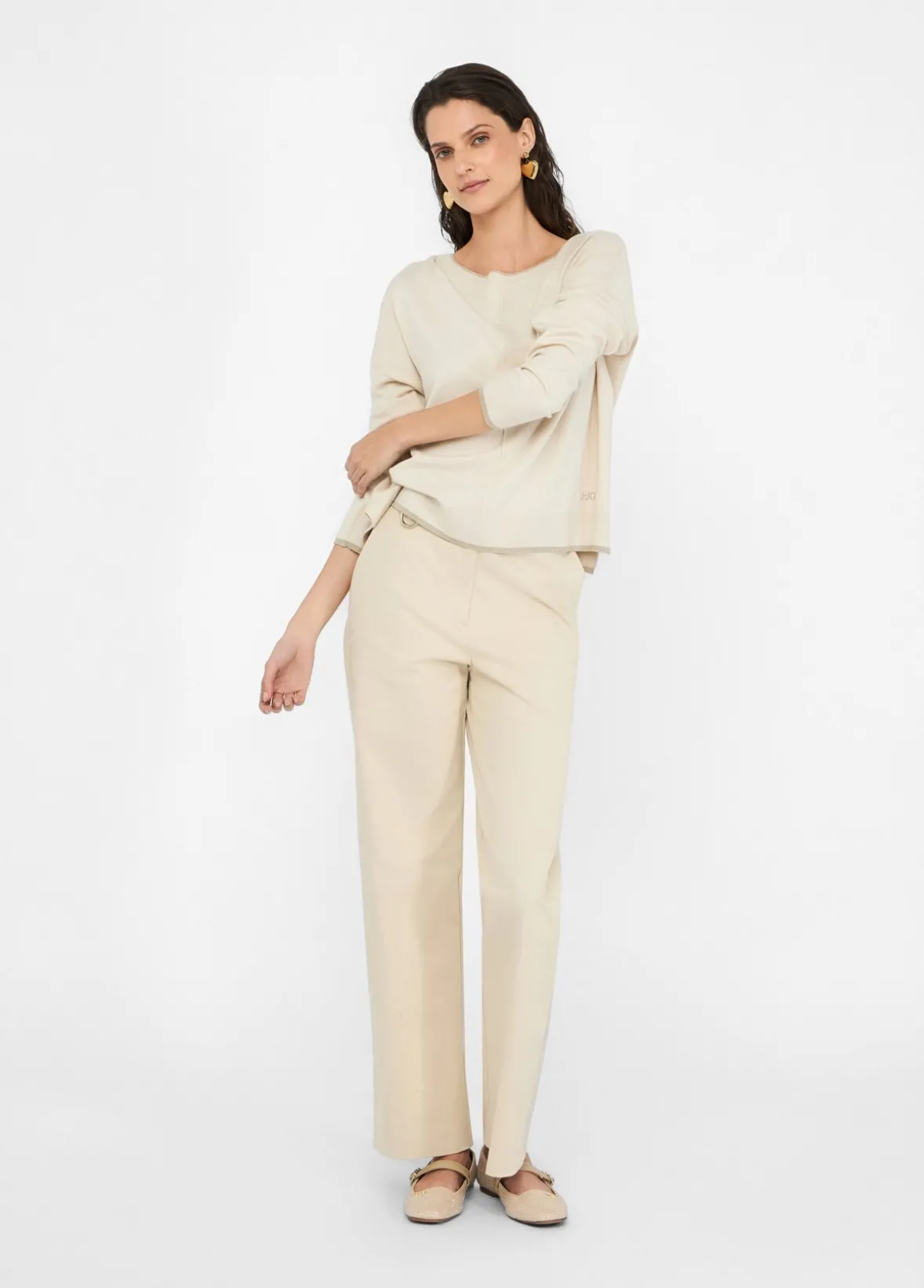 Maglia con dettagli in lurex®