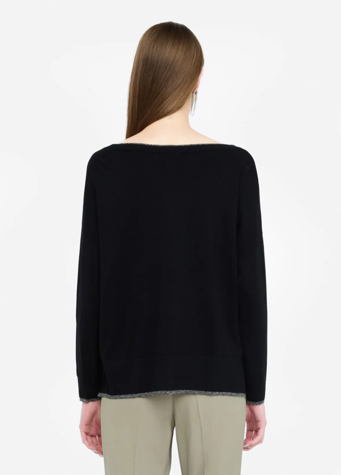 Maglia con dettagli in lurex®