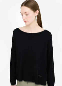 Maglia con dettagli in lurex®