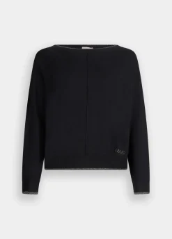 Maglia con dettagli in lurex®