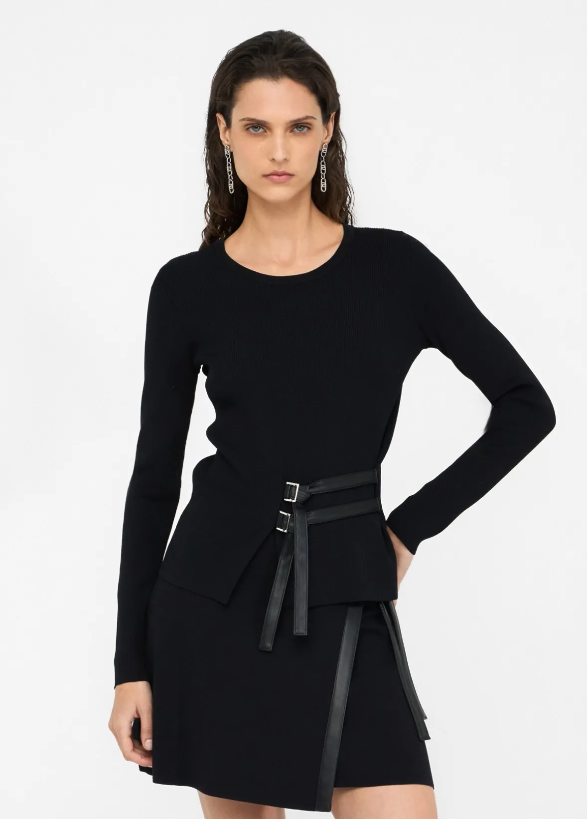 Maglia con fibbie