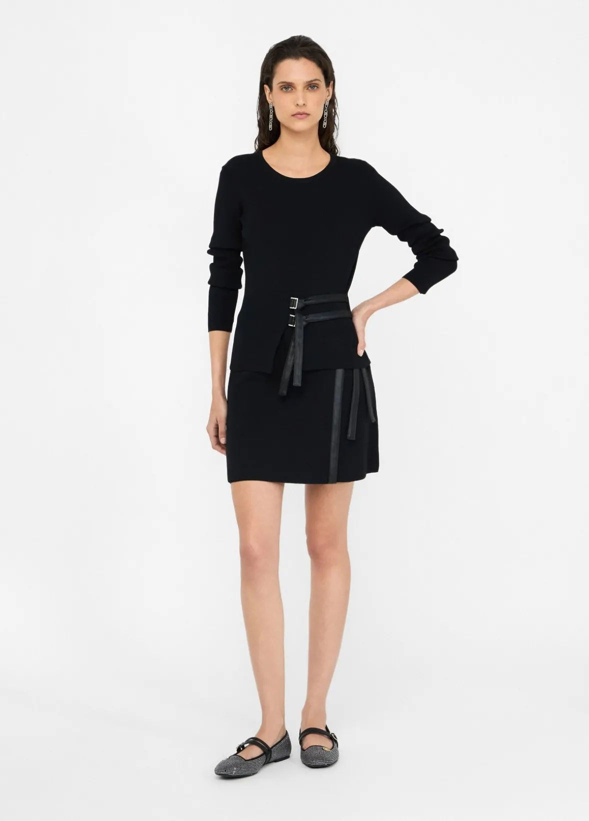 Maglia con fibbie