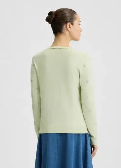 Maglia con logo e strass