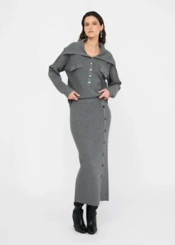 Maglia con maxi collo