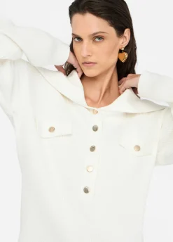 Maglia con maxi collo