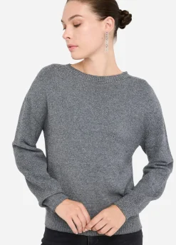 Maglia con micro paillettes