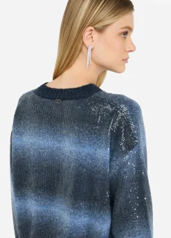 Maglia con paillettes