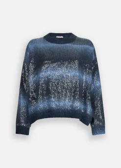 Maglia con paillettes