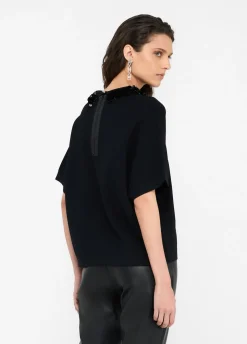 Maglia con paillettes