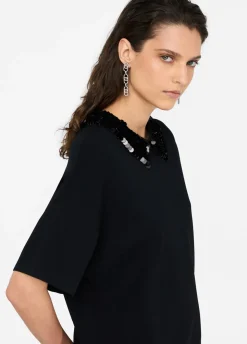 Maglia con paillettes