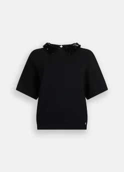 Maglia con paillettes