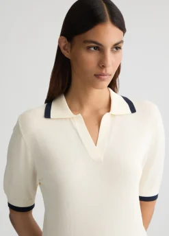Maglia con profili a contrasto