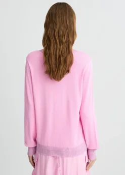 Maglia con profili in lurex®