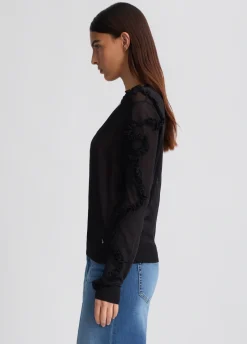 Maglia con rouches