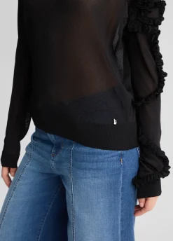 Maglia con rouches