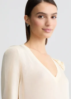 Maglia con rouches