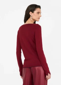 Maglia con scollo a V