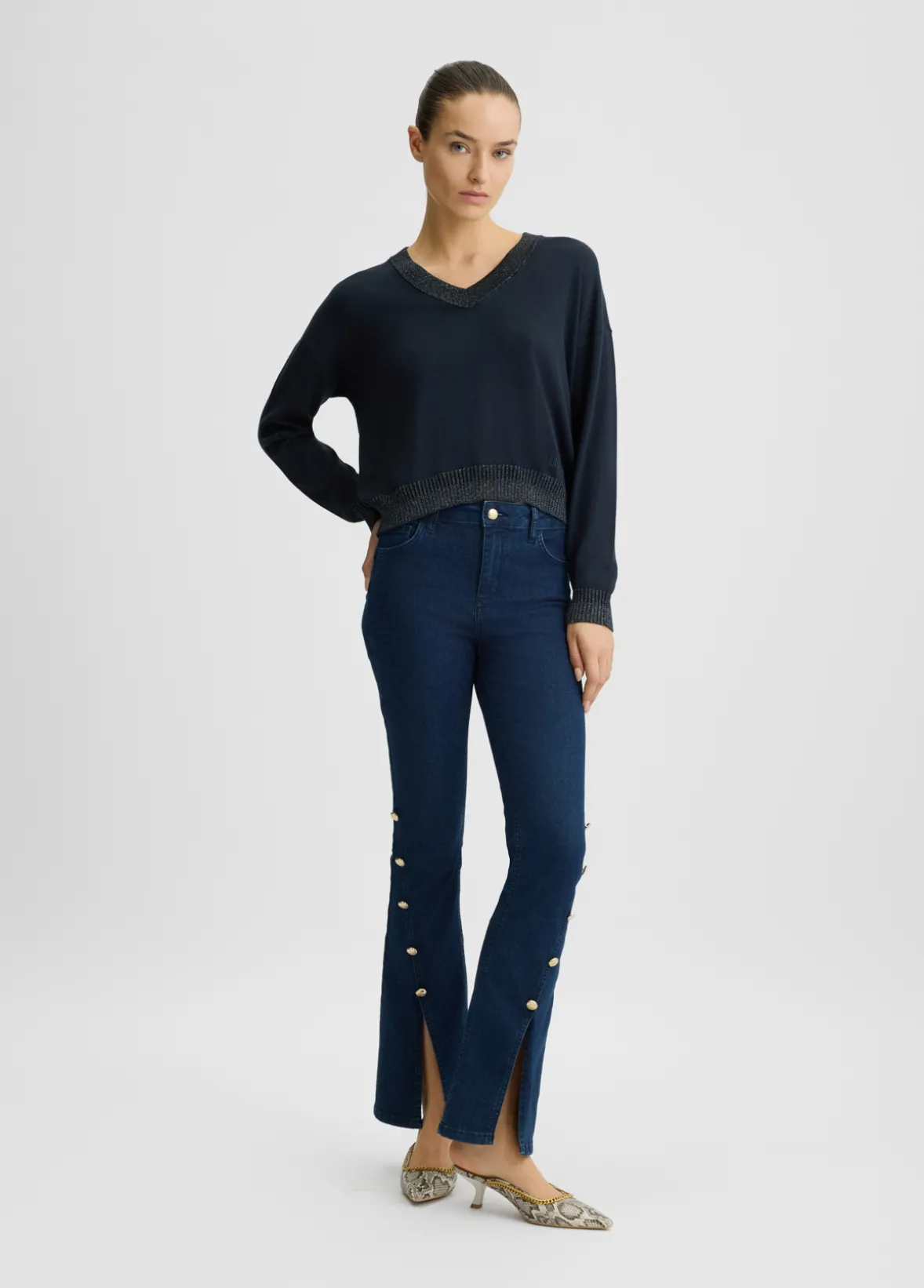 Maglia con scollo a V