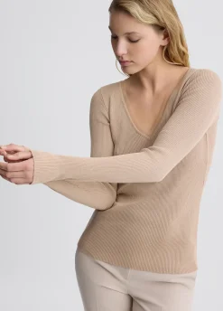 Maglia con scollo a V