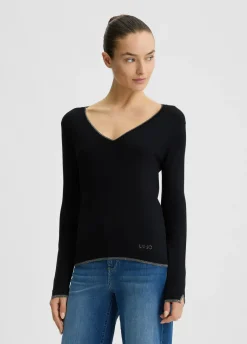 Maglia con scollo a V