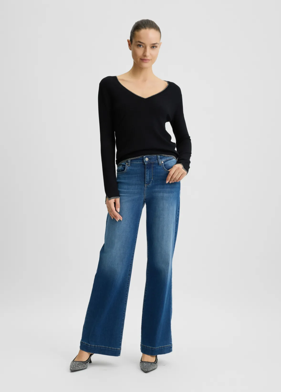 Maglia con scollo a V