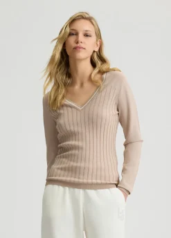Maglia con scollo a V