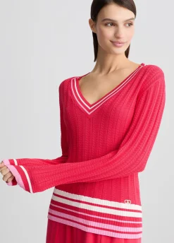 Maglia con scollo a V