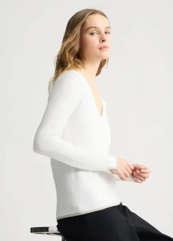 Maglia con scollo a V