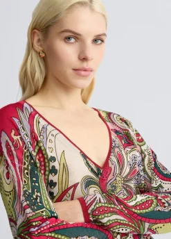 Maglia con stampa foulard