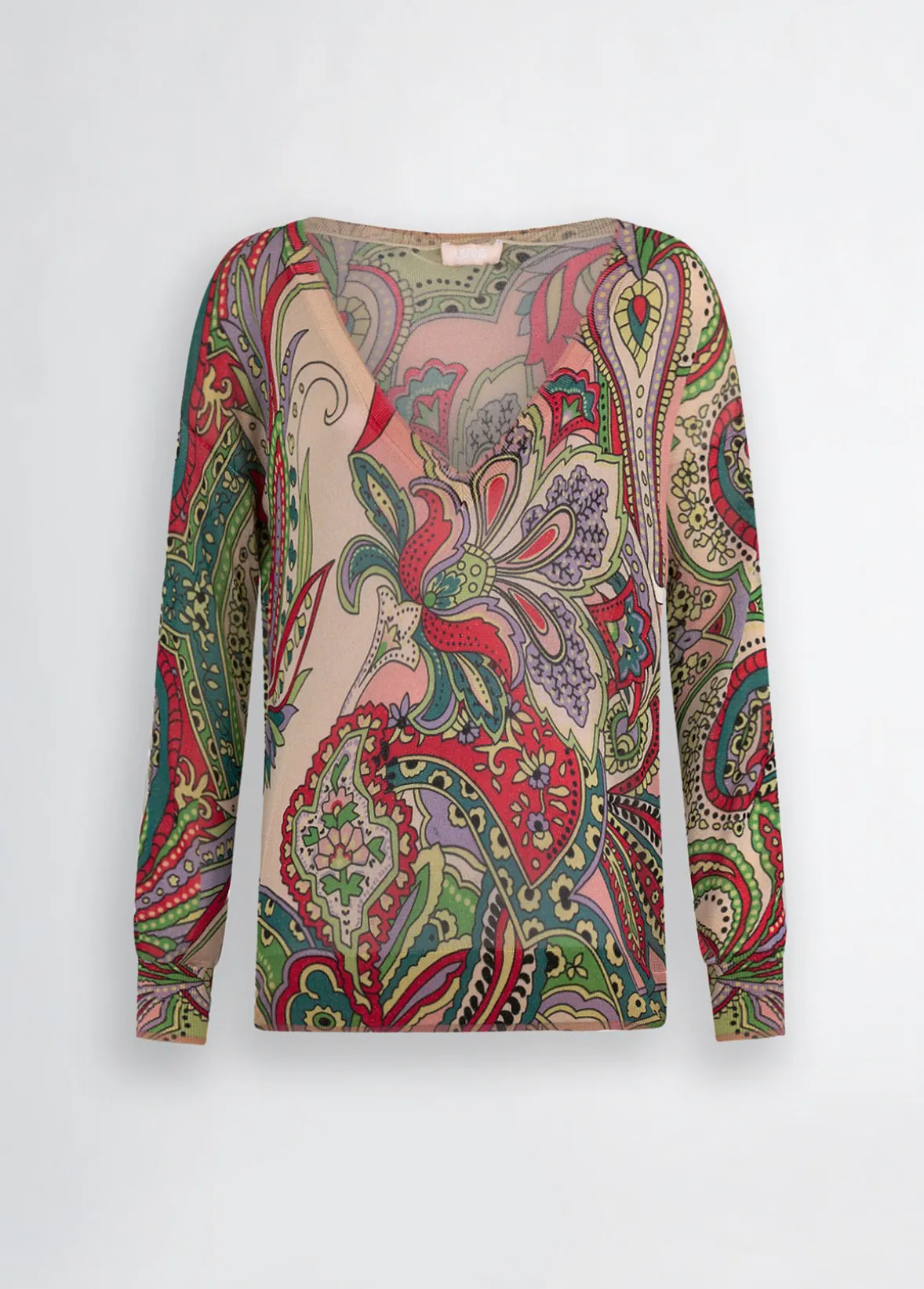 Maglia con stampa foulard
