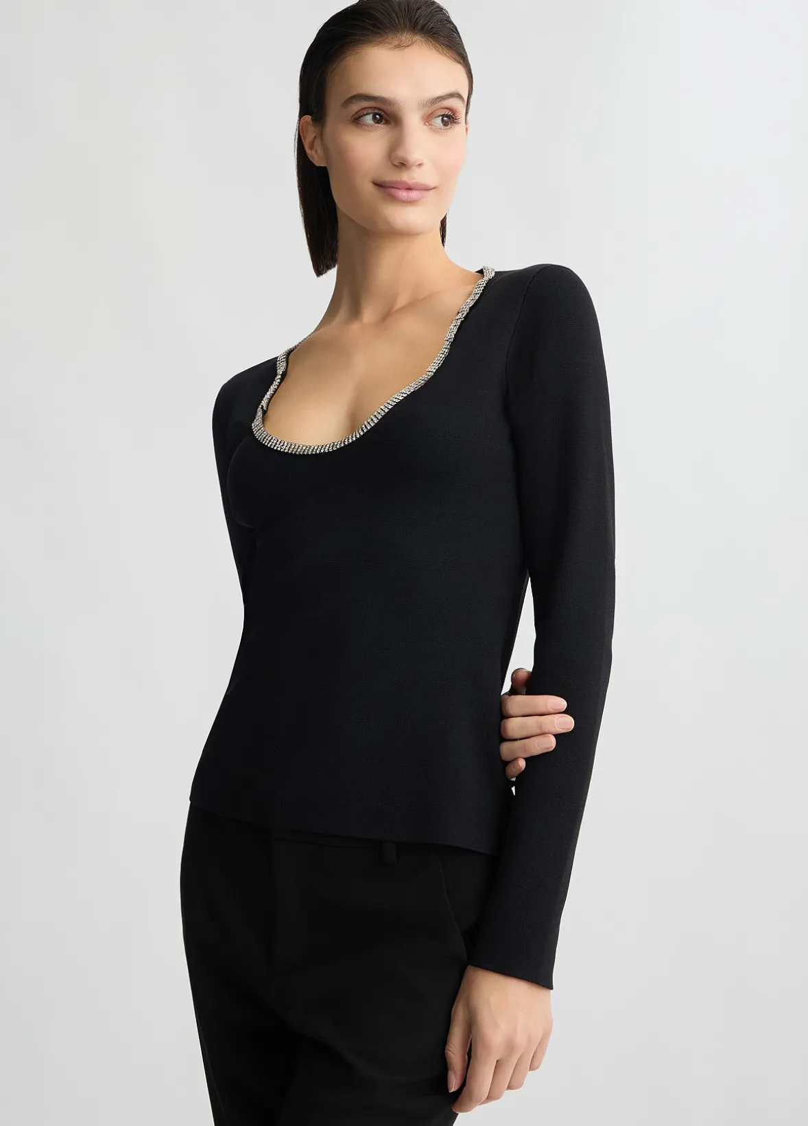 Maglia con strass