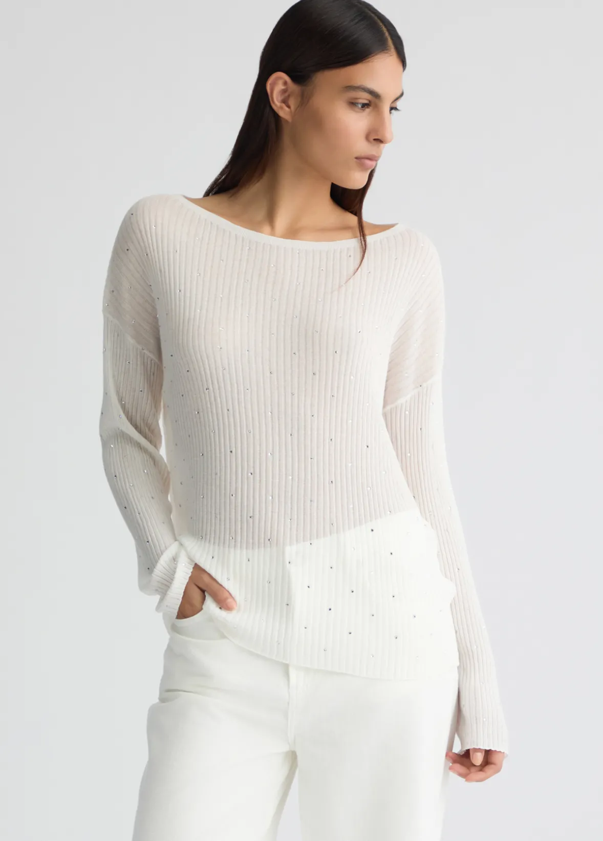 Maglia con strass
