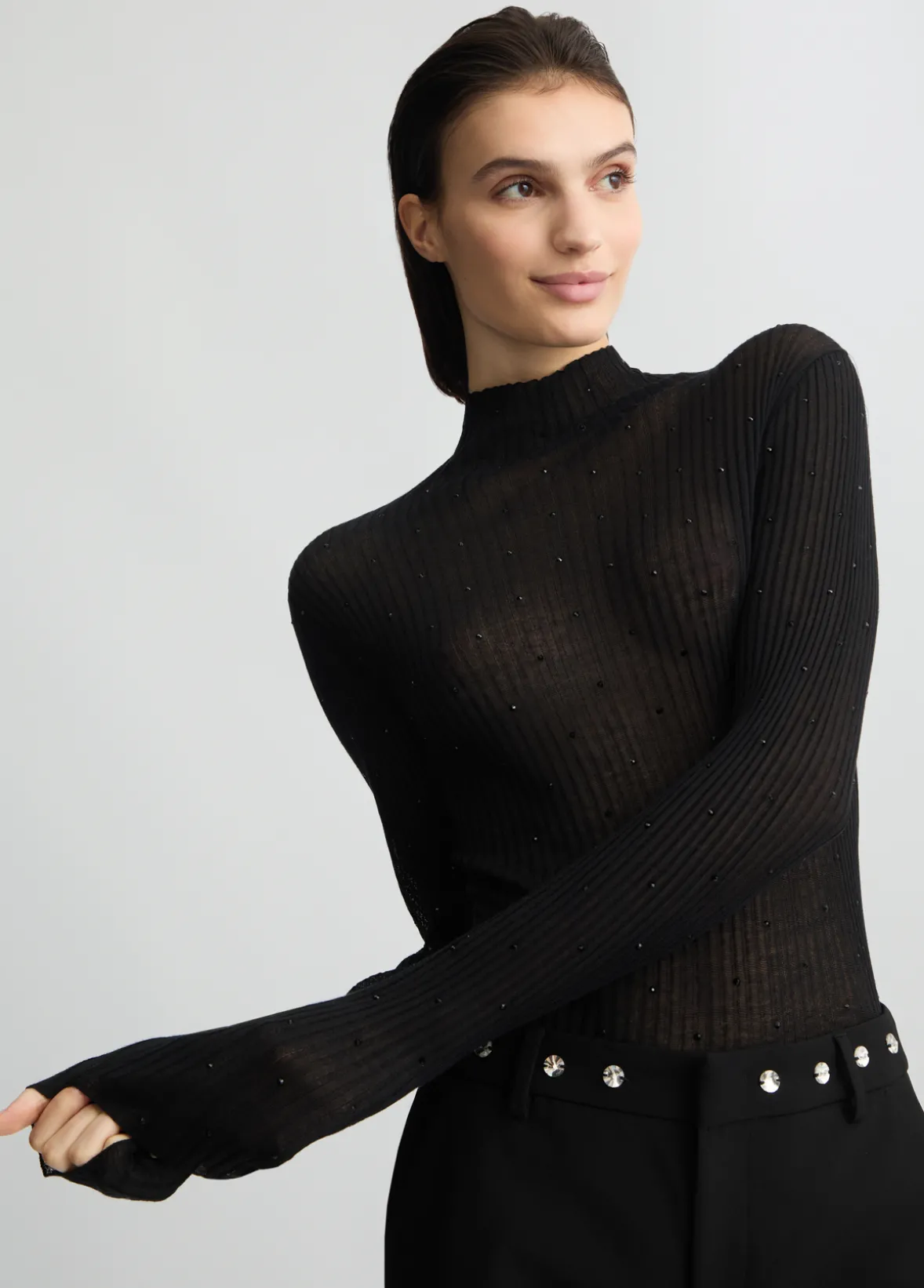 Maglia con strass