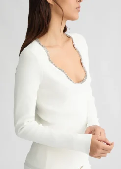 Maglia con strass