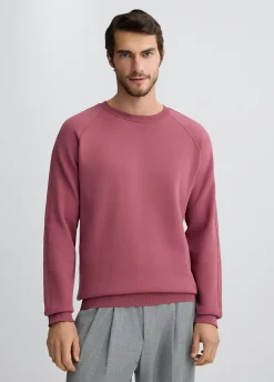 Maglia girocollo lampone