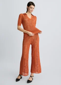 Maglia in cotone crochet