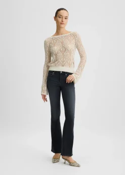 Maglia in cotone crochet