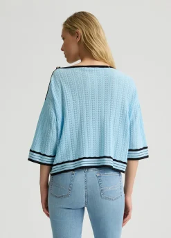 Maglia in cotone e cashmere