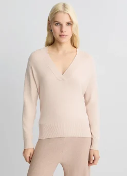 Maglia in cotone e lana