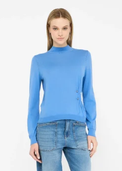 Maglia in lana con perle