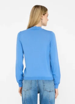 Maglia in lana con perle