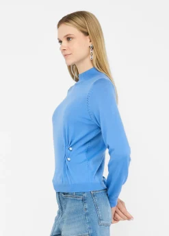 Maglia in lana con perle