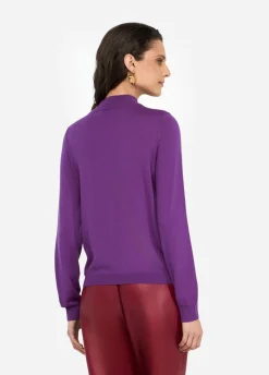 Maglia in lana con perle