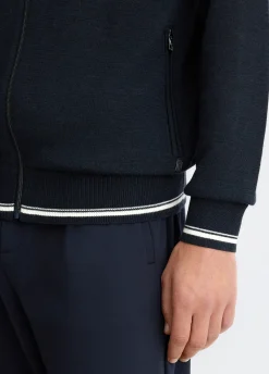 Maglia in lana con zip